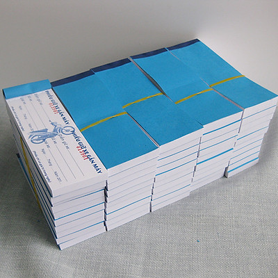 Phiếu giữ xe 02